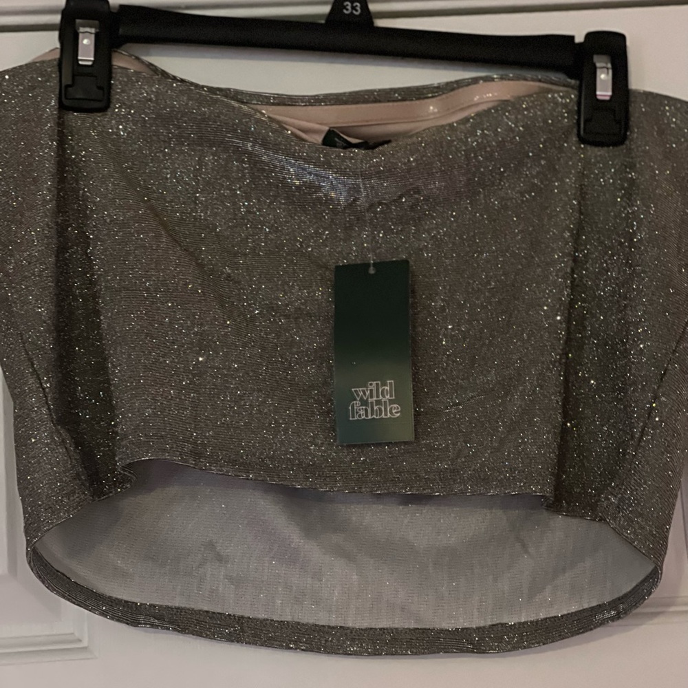 Silver Sparkle Tube Top Size XXL
Plus Size - Picture 6 of 11